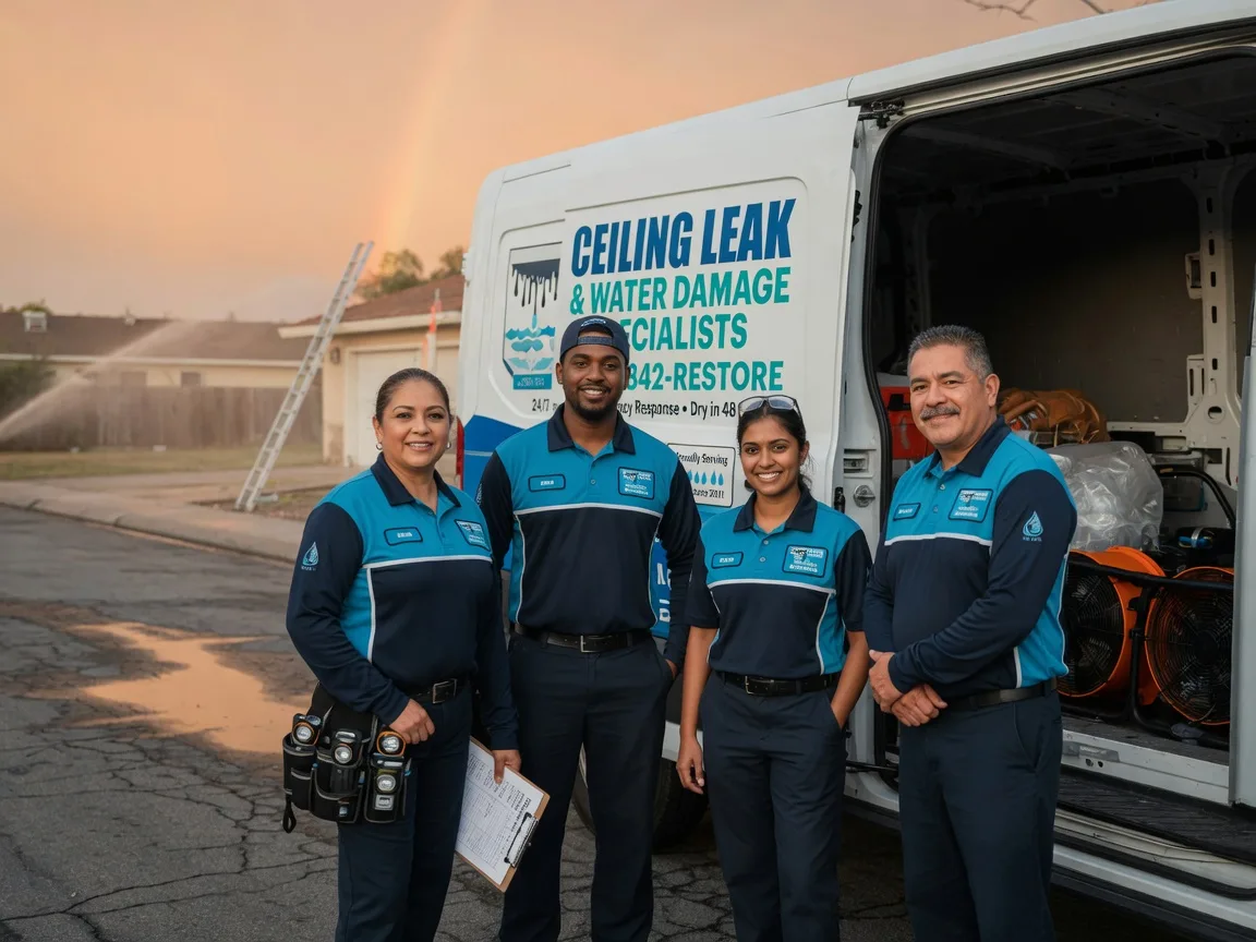 Ceiling Leak Cleanup company in Woodlake, CA