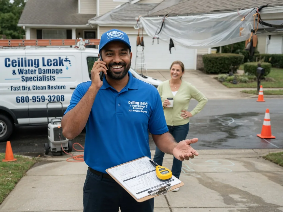 Ceiling Leak Cleanup Woodlake, CA FAQs